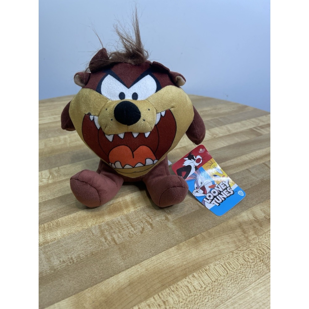 Warner Bros Looney Tunes -‎ Taz Tasmanian Devil 7" Plush Toy Factory